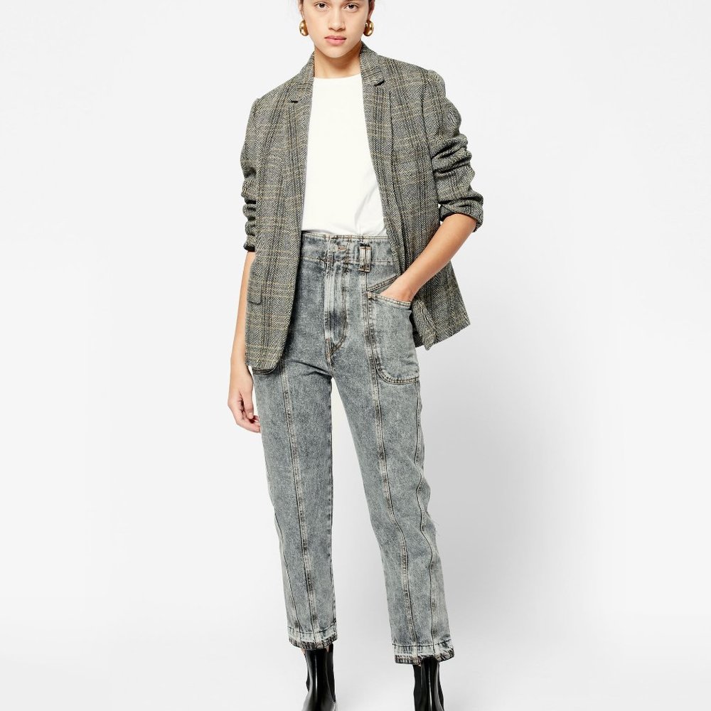 Isabel Marant Etoile Charlyne Jacket in Taupe (34/XS)